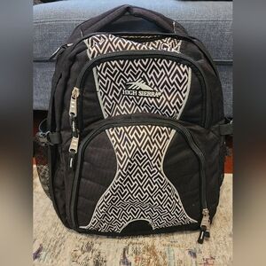 High Sierra Black and Gray Women's Backpack